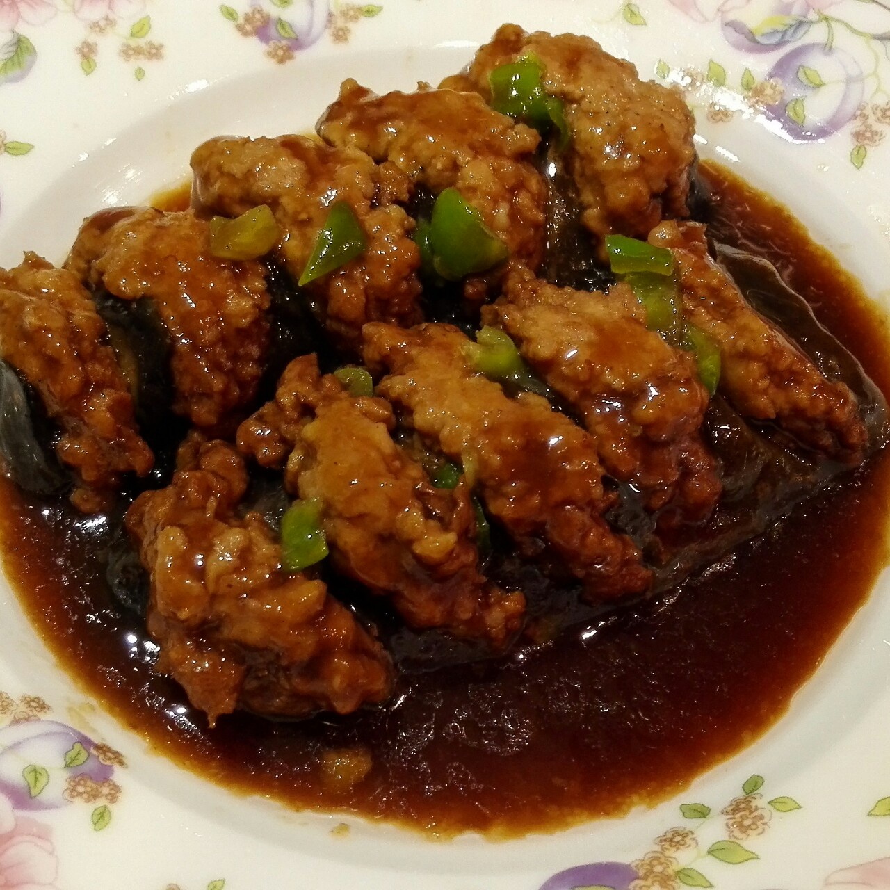 昊尼猪做的汁烧酿茄子