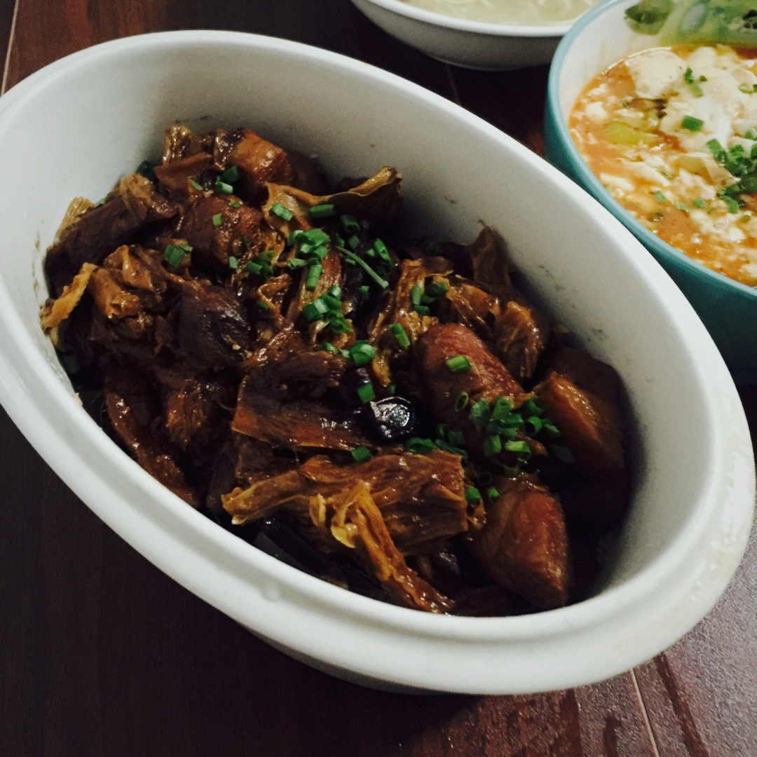 腐竹烧肉