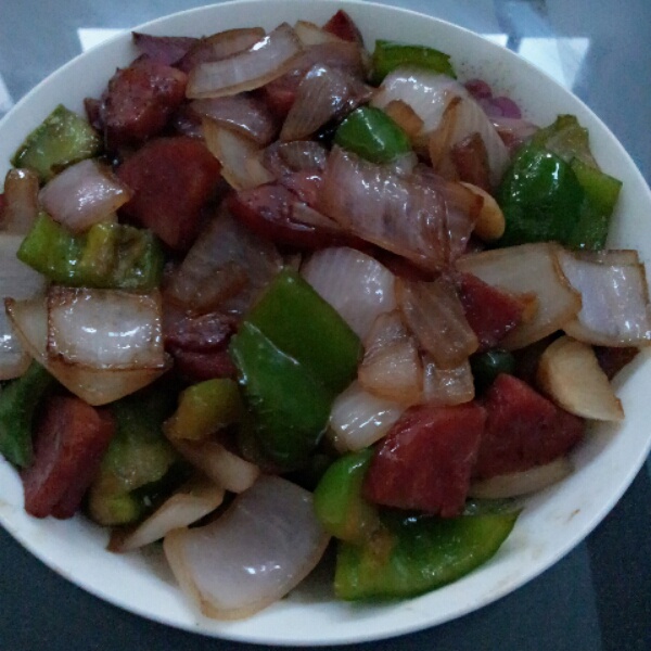 青椒火腿肠