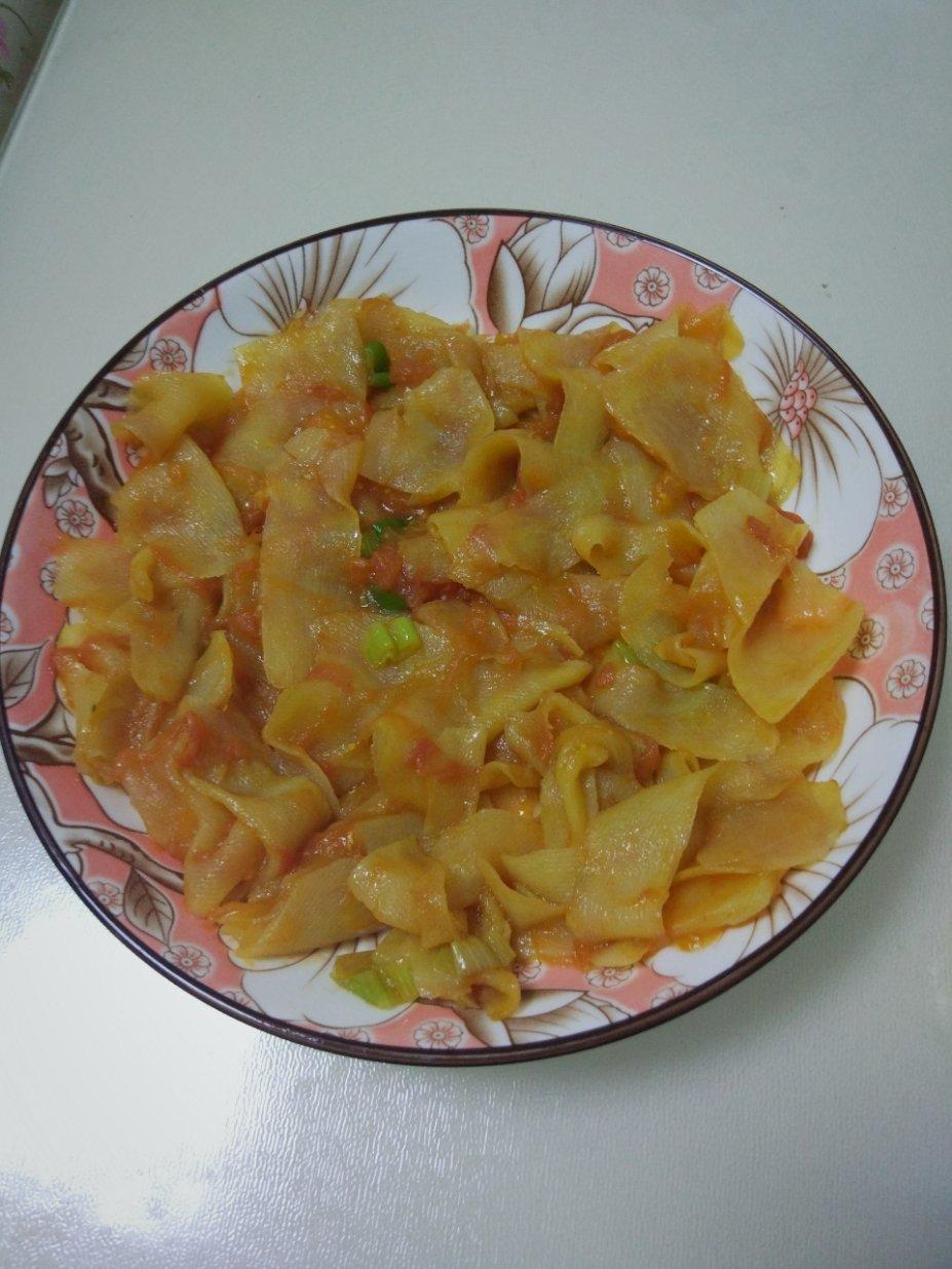 西红柿炒土豆片