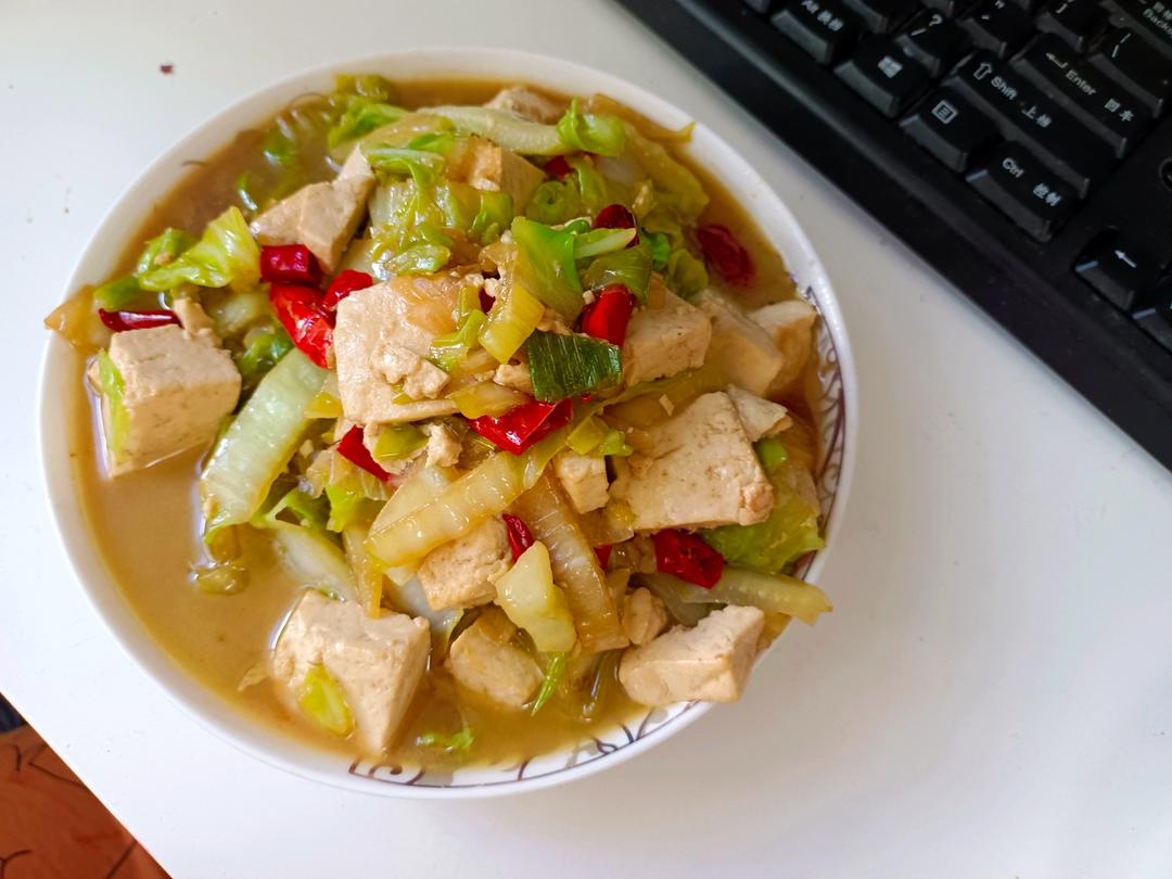 冬季最爱的家常菜！大白菜炖大豆腐或干豆腐