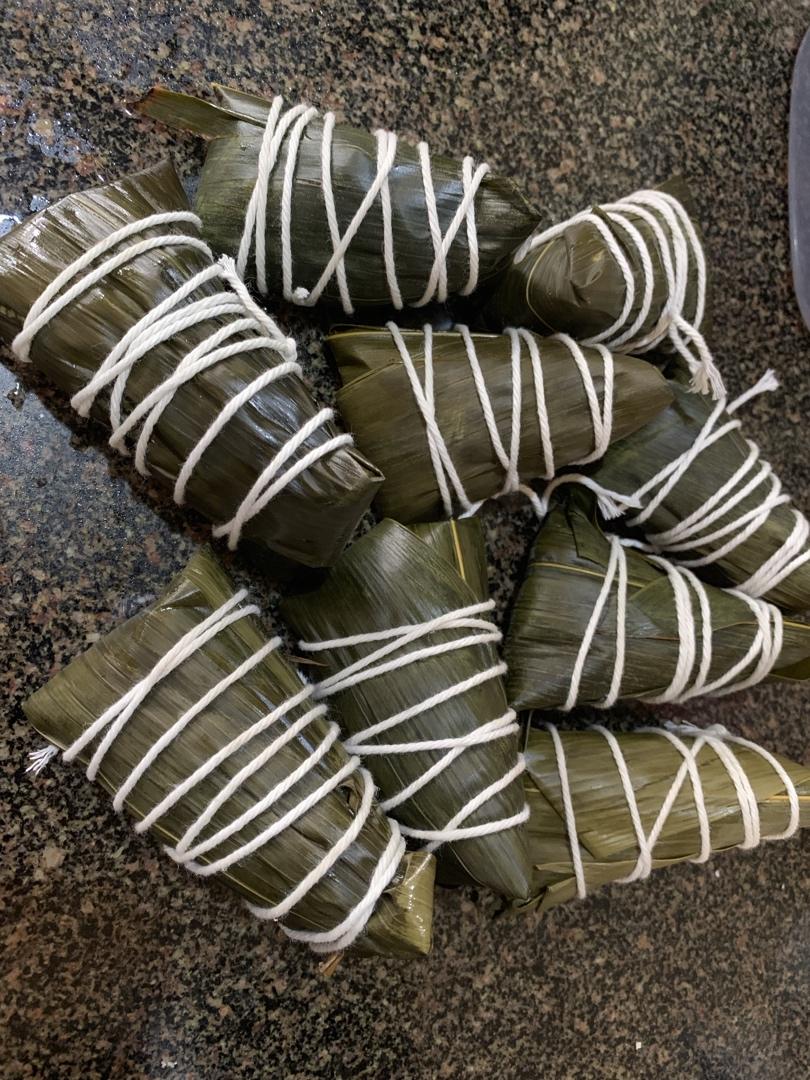 四角长粽子的包法（有视频）