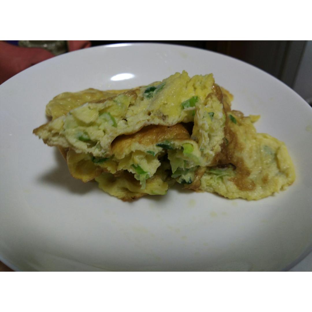 葱花鸡蛋饼