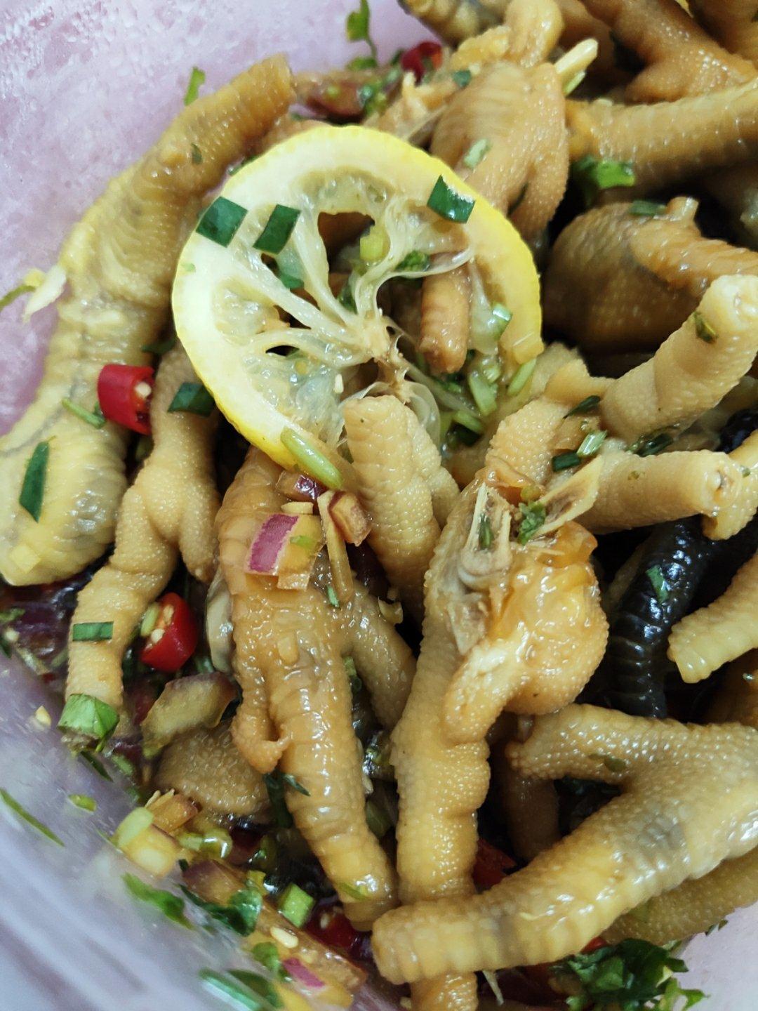 柠檬凤爪--夏日清新菜