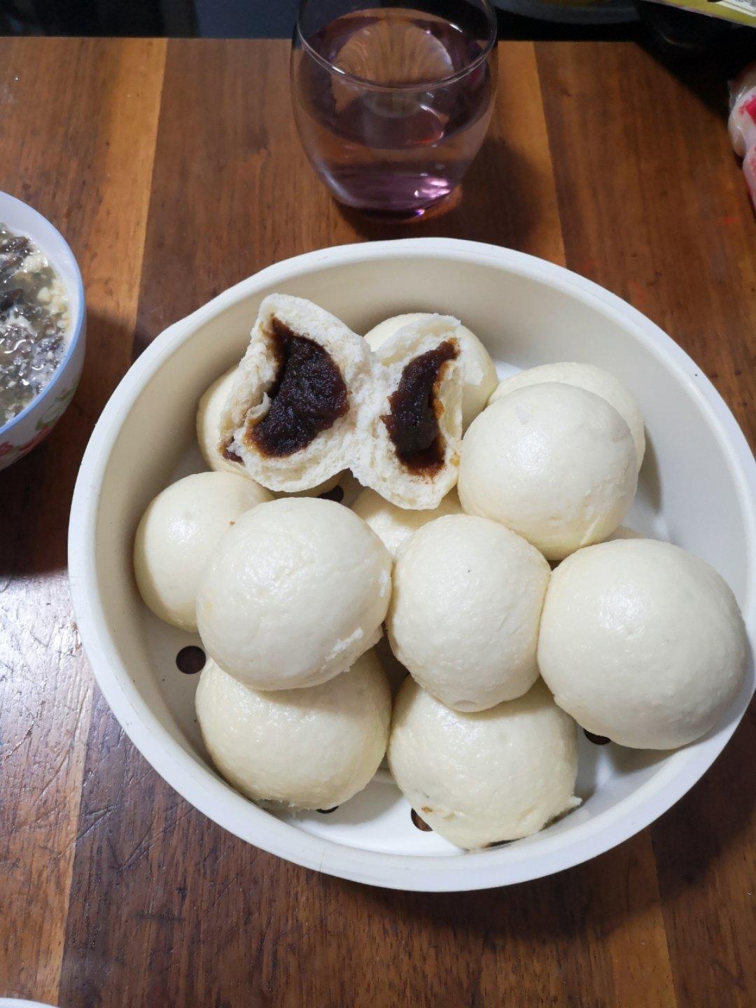 最爱柳全居枣泥豆沙包
