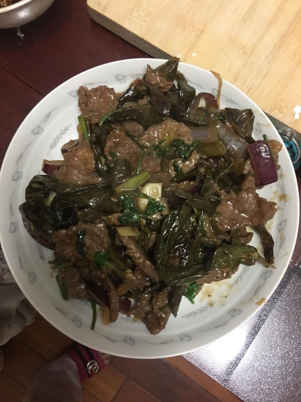 韩式干辣椒炒牛肉