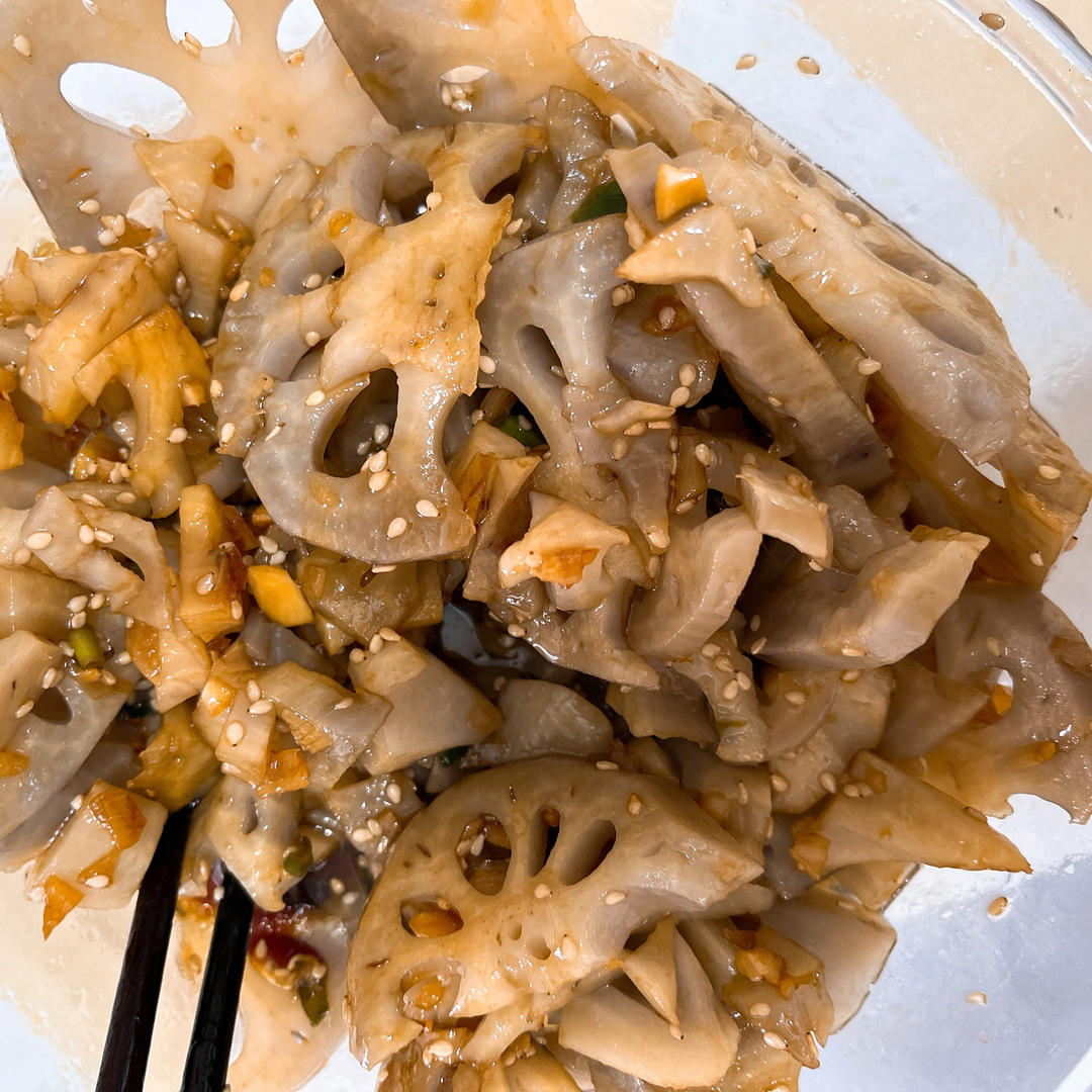 巨过瘾❗️酸辣爽脆的凉拌藕片