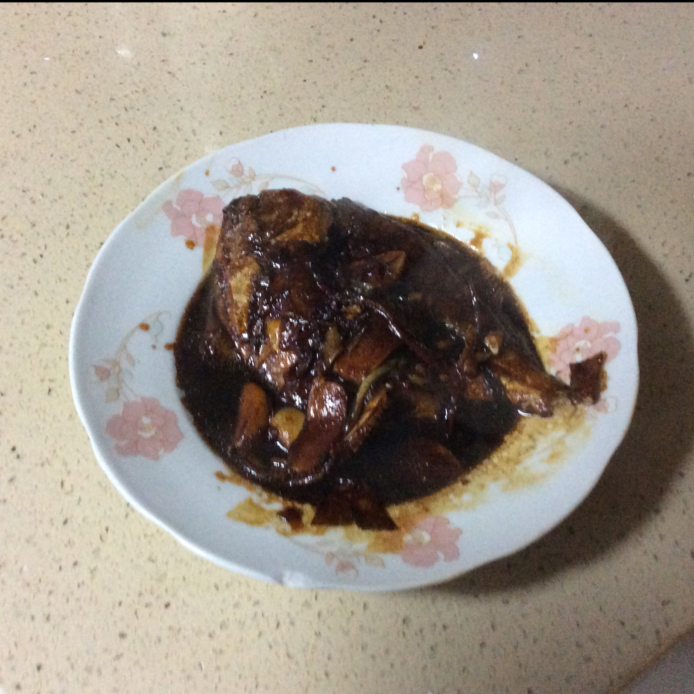 红烧金鲳鱼