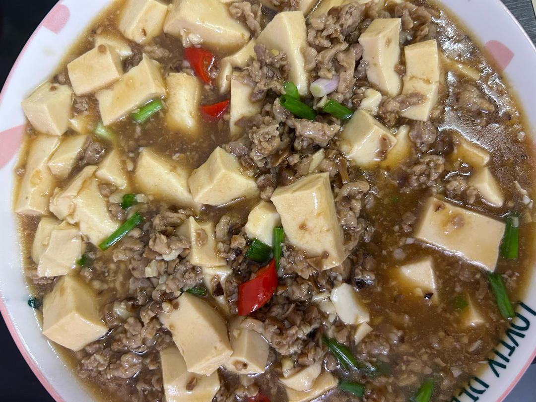 肉末嫩豆腐｜嫩滑口感爽口！这道快手菜超级下饭！！（减脂少油版）