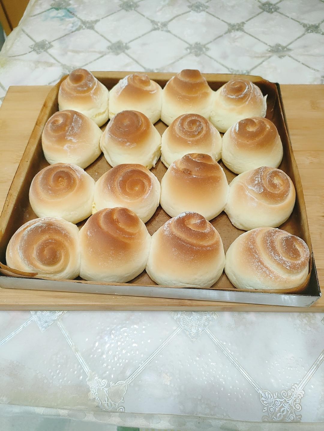豆沙汤种小面包