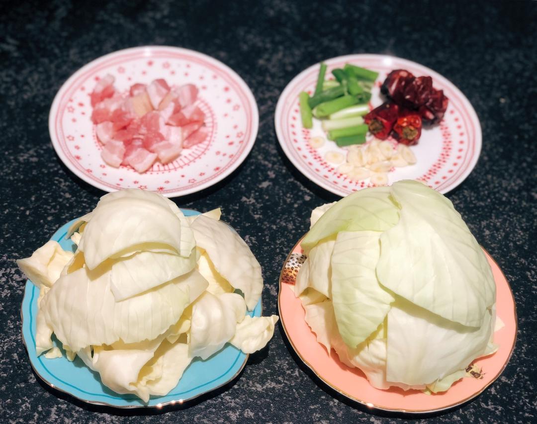 五花肉火爆包菜