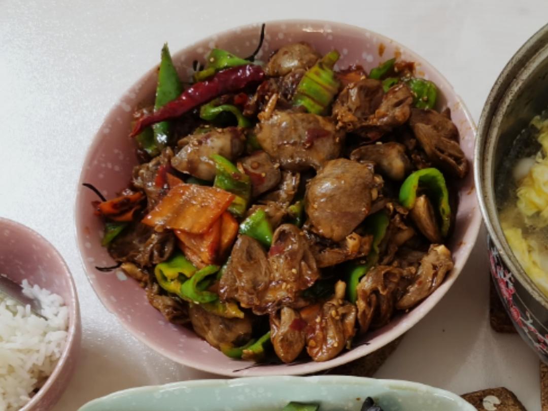 辣炒鸡心