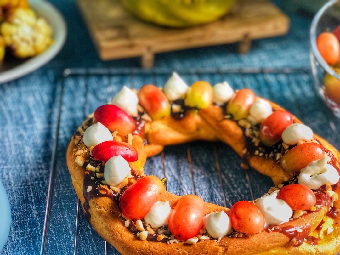 高颜值的花环泡芙