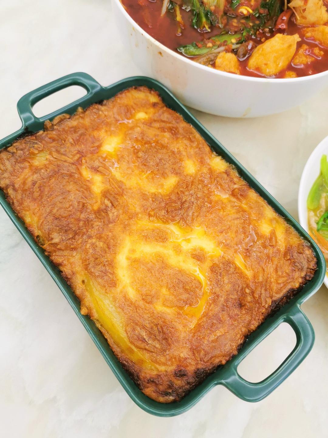 吞拿鱼土豆千层派