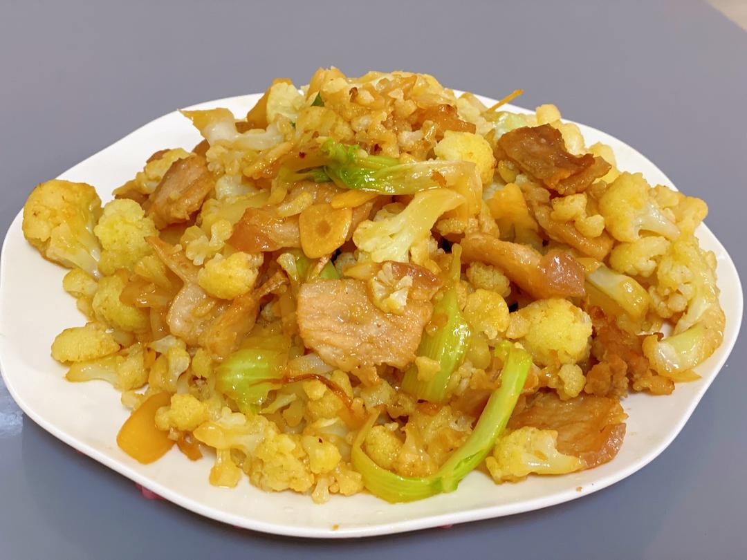 焖炒花椰菜（家常菜）的做法