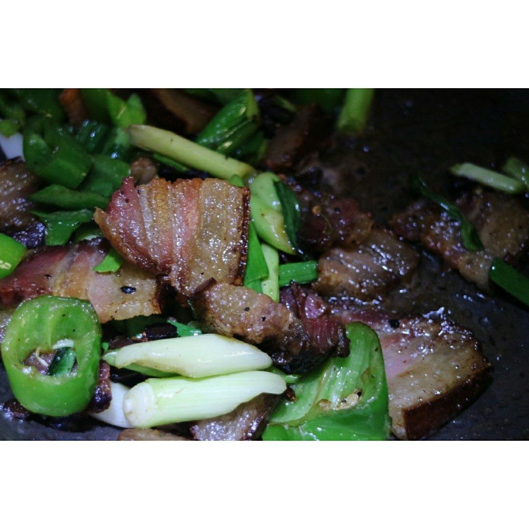 青蒜炒腊肉