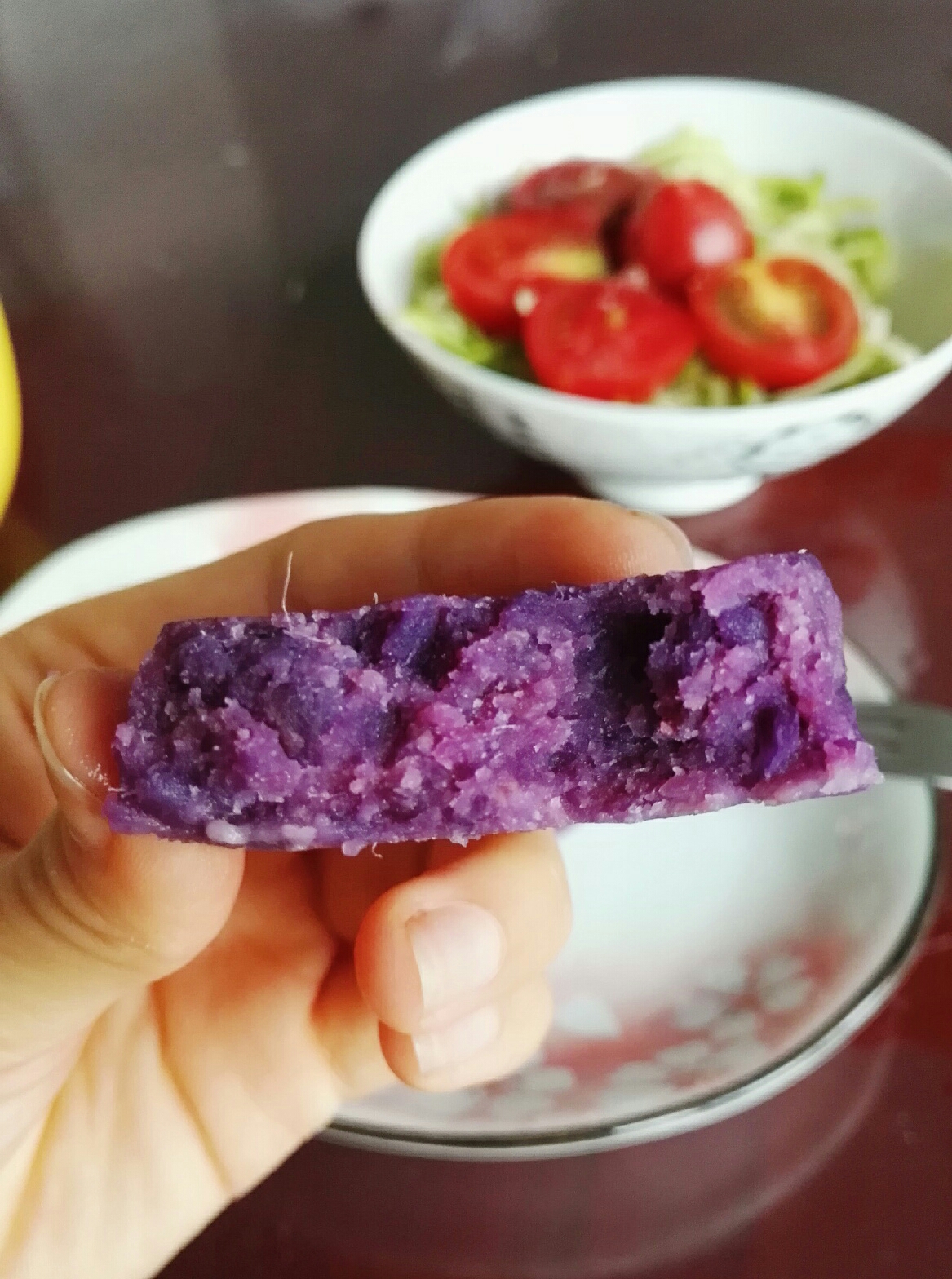 紫薯燕麦饼