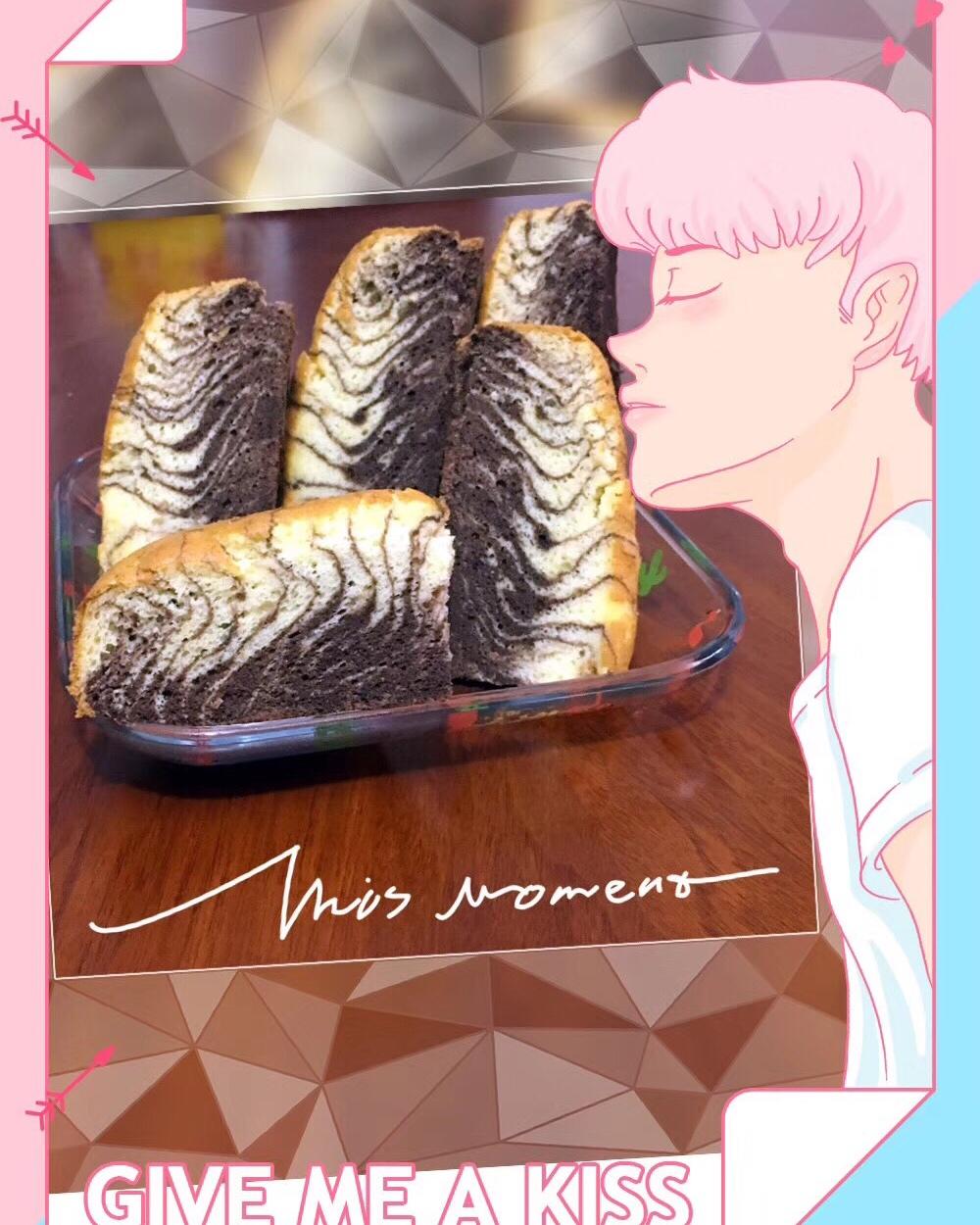 斑马纹酸奶蛋糕