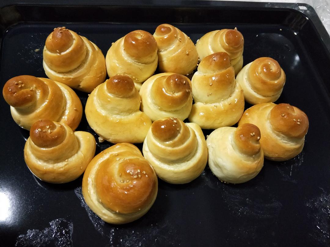 奶油蜂蜜小面包