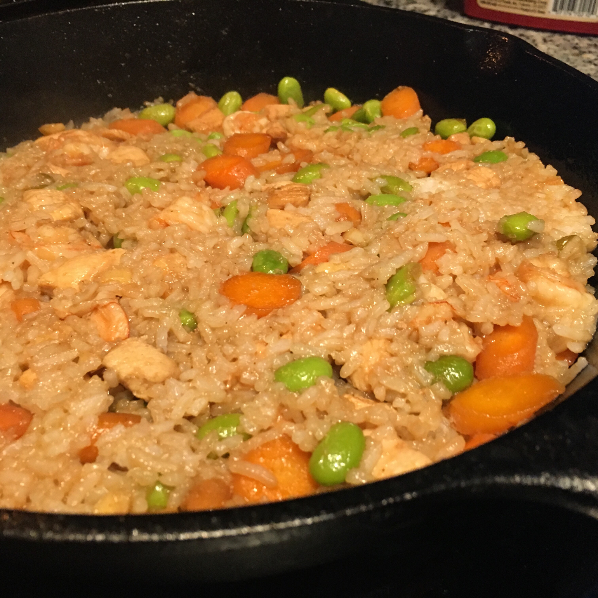 虾仁炒饭