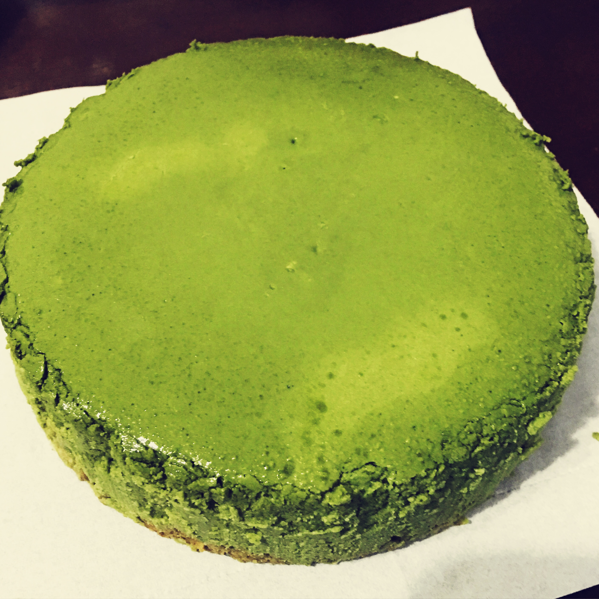 和风浓郁抹茶芝士蛋糕