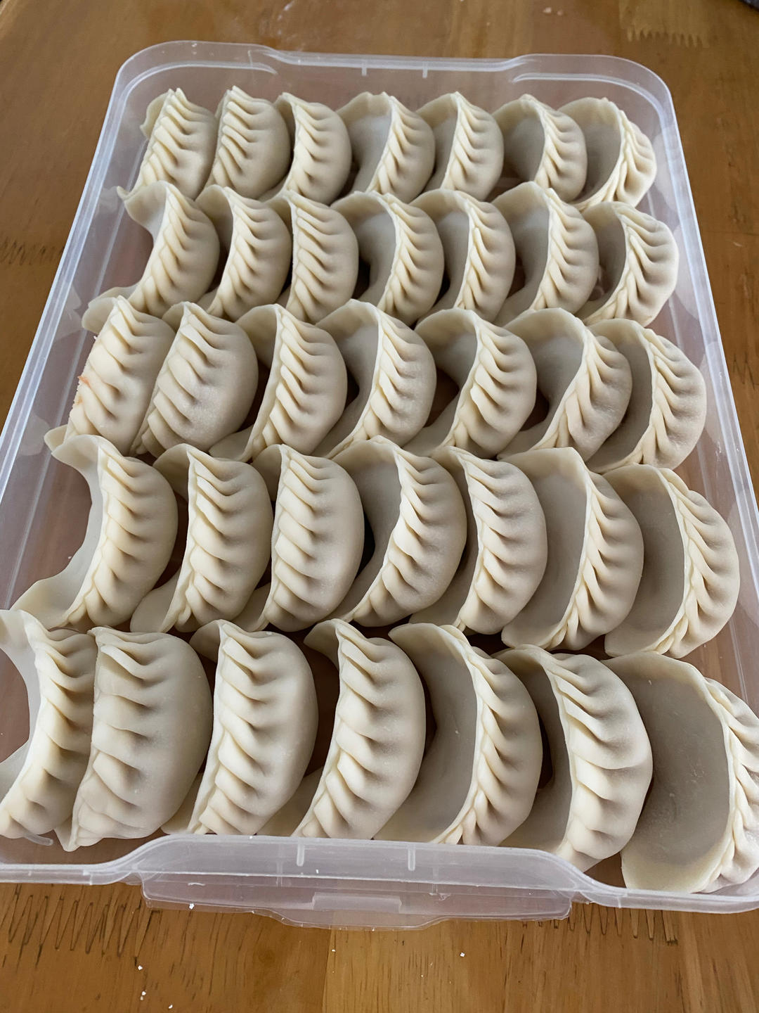 月牙饺子手法包法