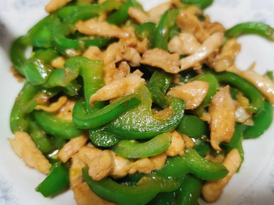 鸡肉青椒丝儿