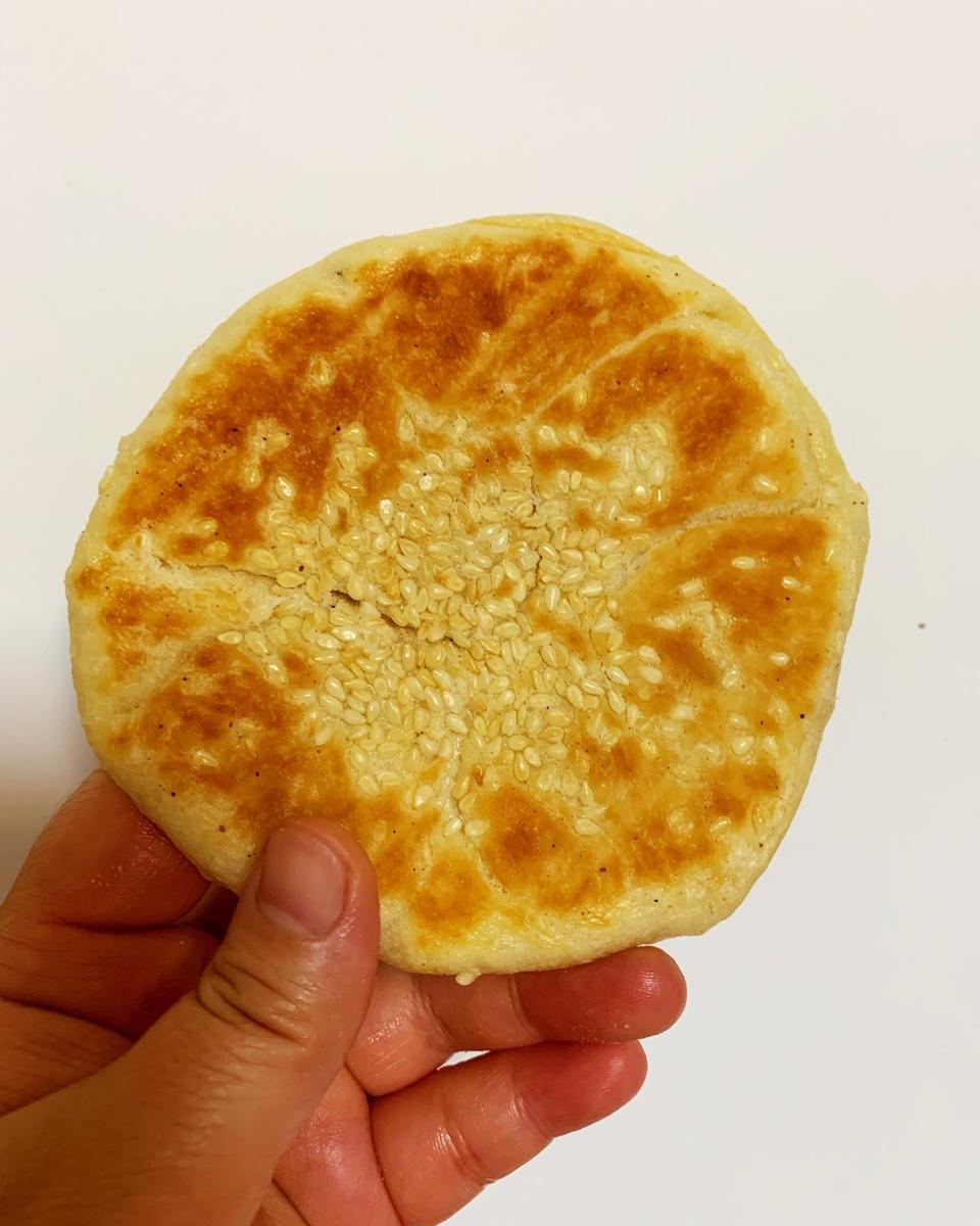 超好吃的家庭版芝麻烧饼