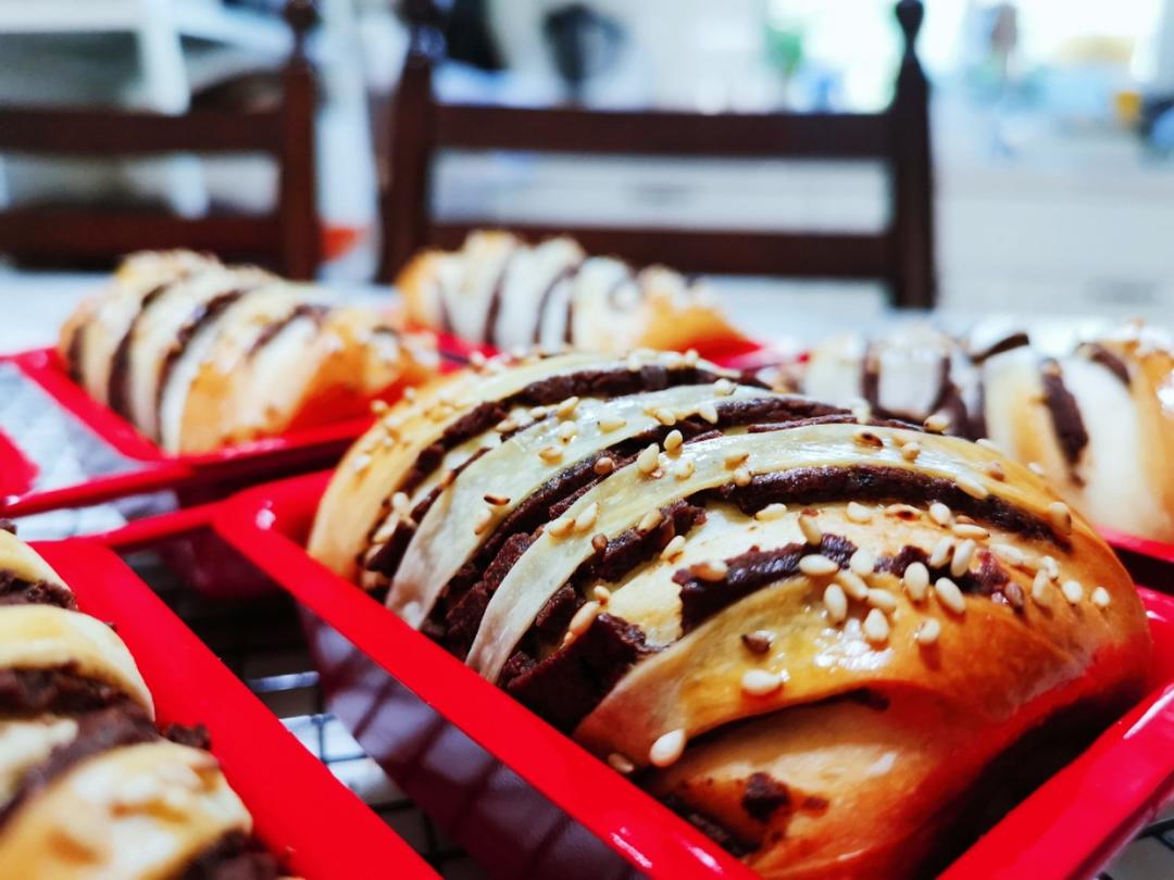 豆沙造型小面包