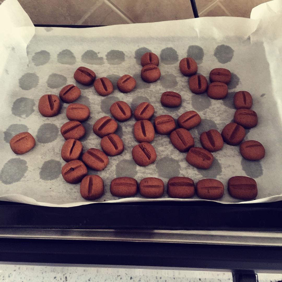 咖啡豆豆饼干