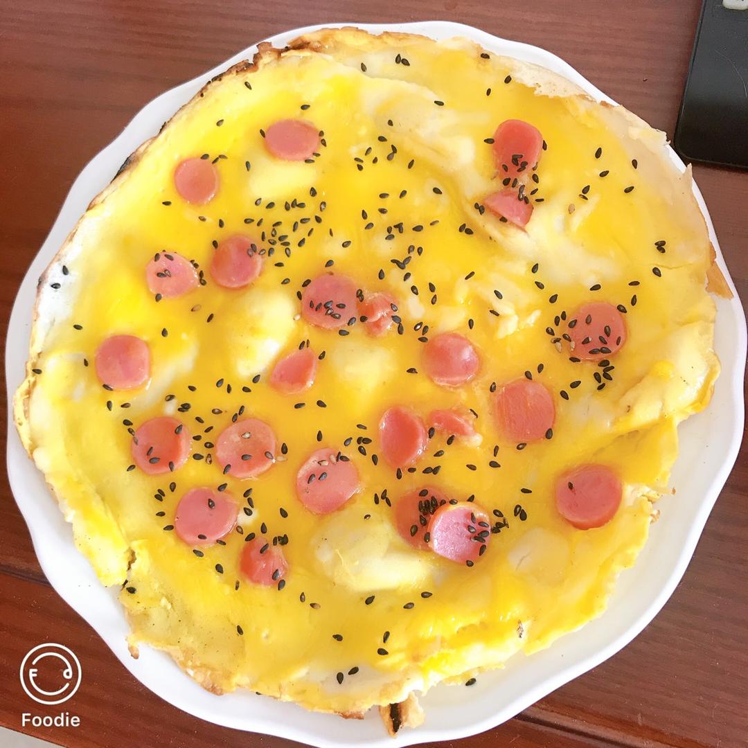 在家就能做的高颜值超好吃的(火腿鸡蛋饼）