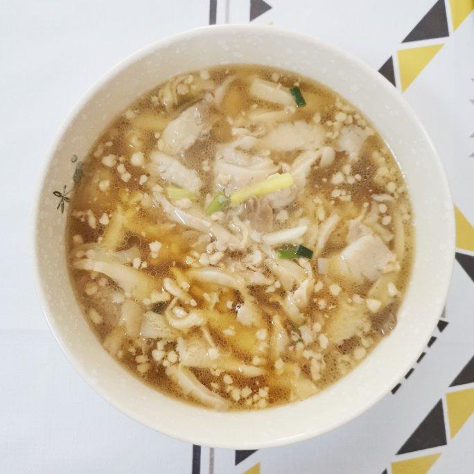 平菇肉末汤