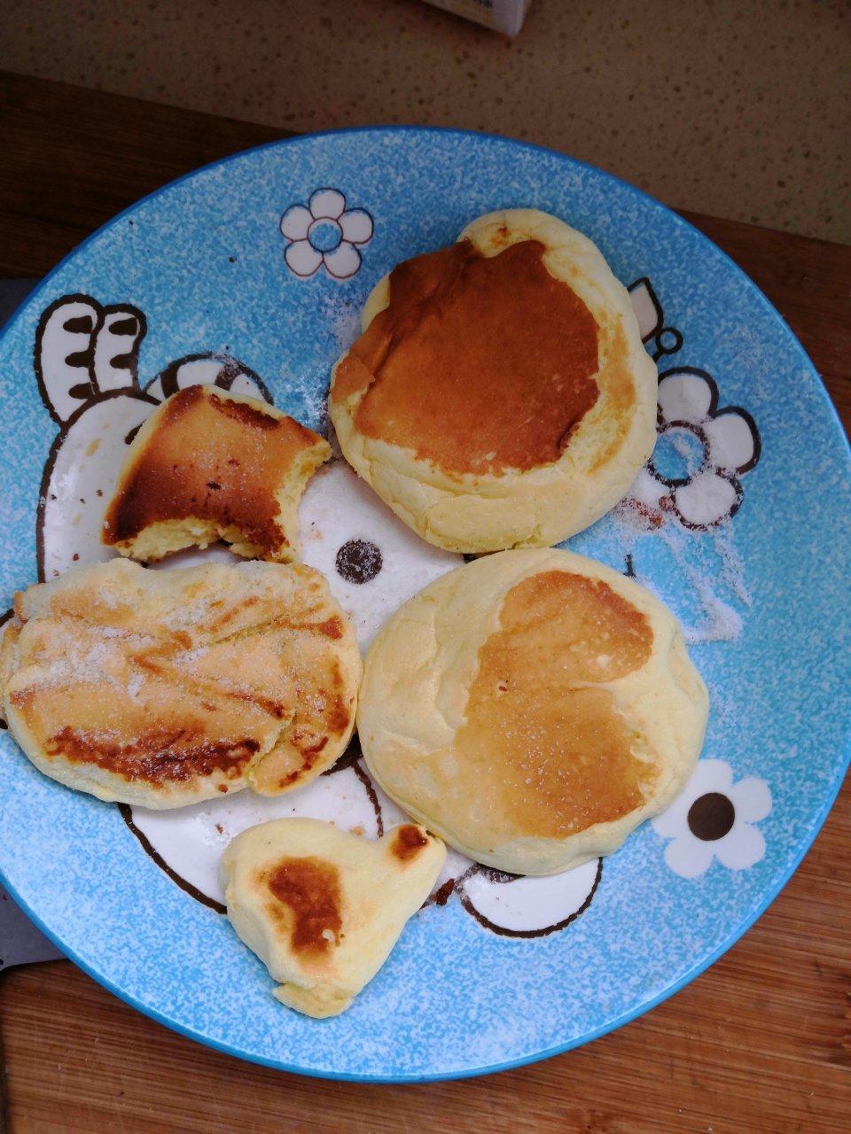 平底锅做的舒芙蕾松饼