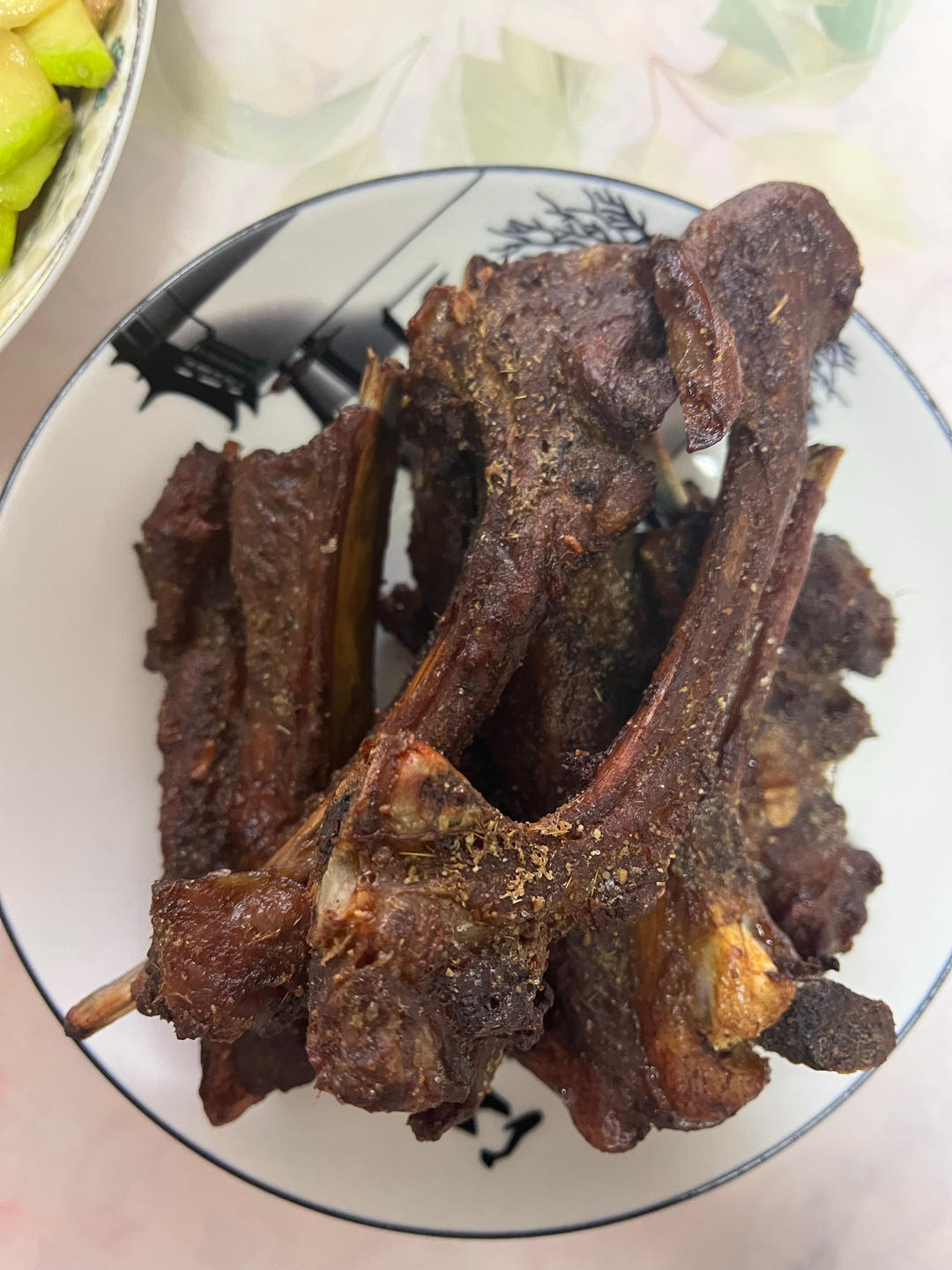 家庭烤箱烤羊排