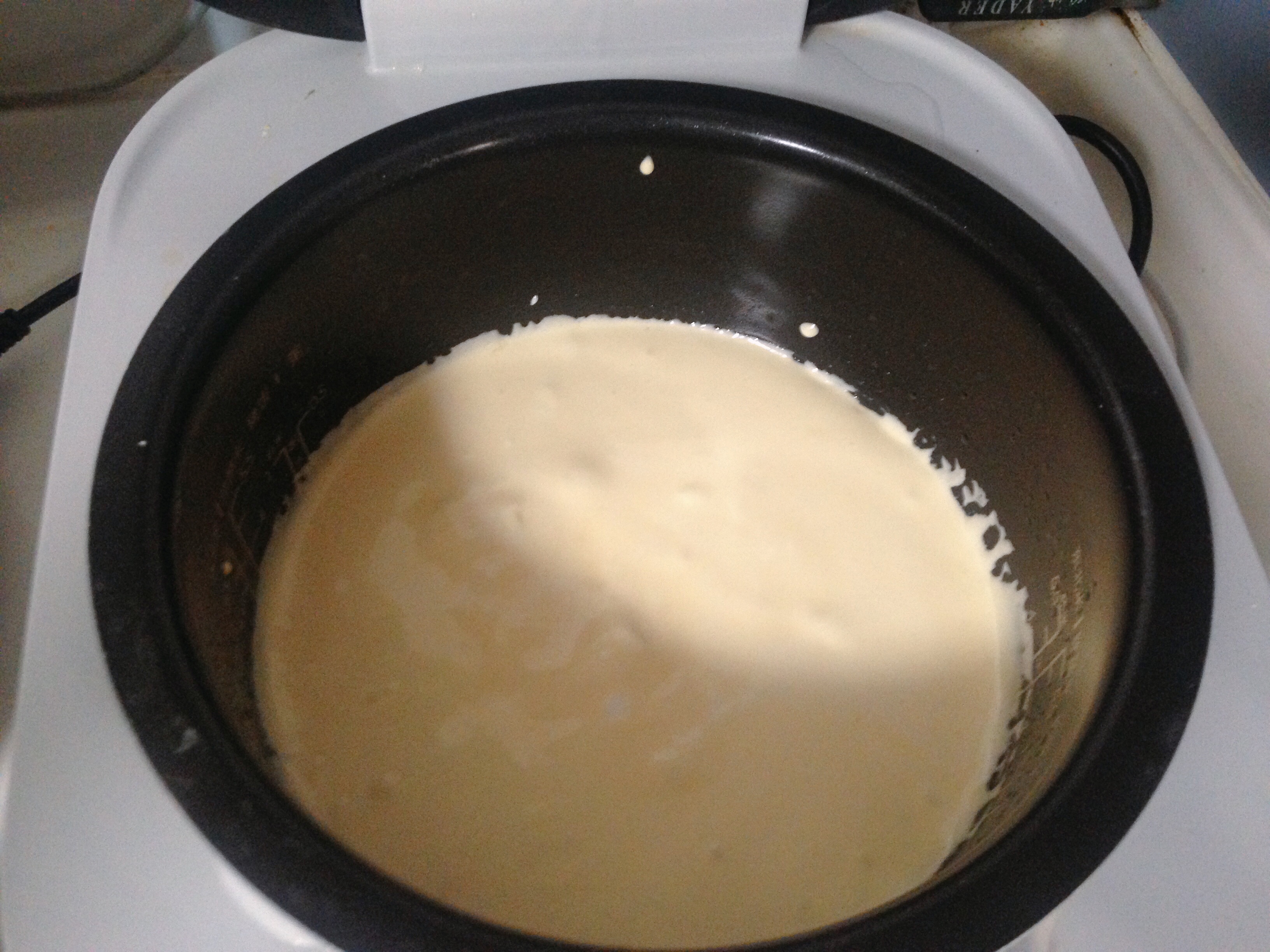 电饭锅版轻乳酪芝士蛋糕的做法 步骤5