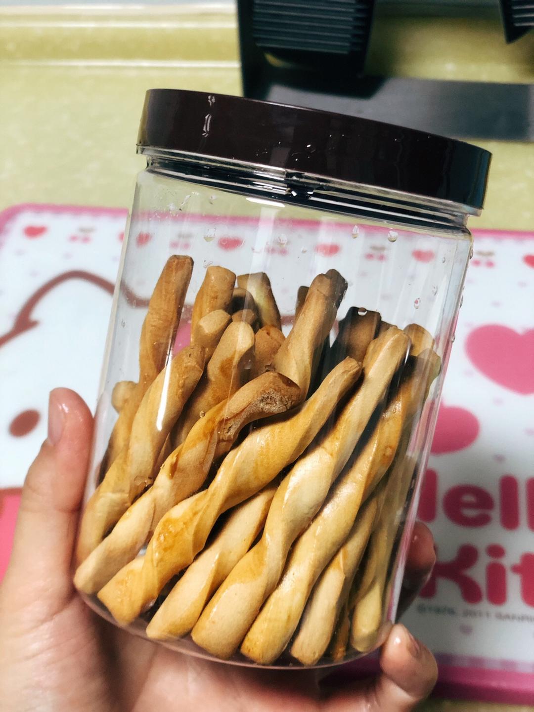 材料简单无黄油版阿拉棒（磨牙棒）加黄油版见小贴士的做法