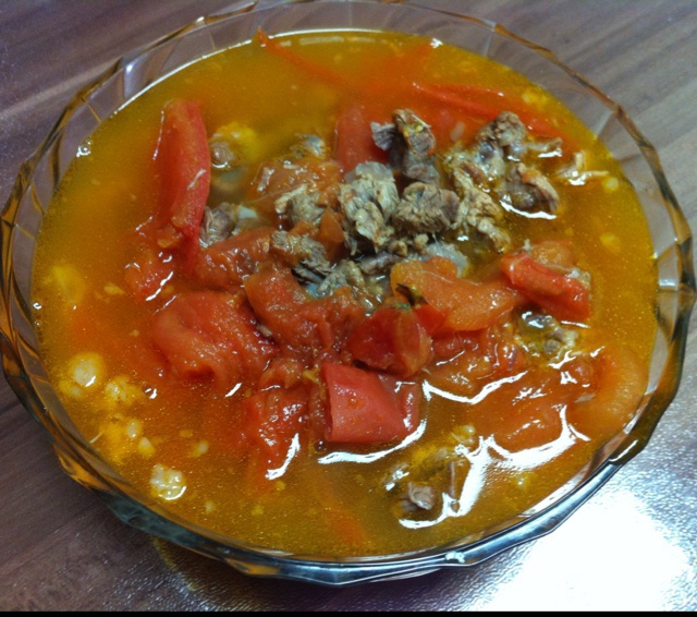 番茄炖牛腩