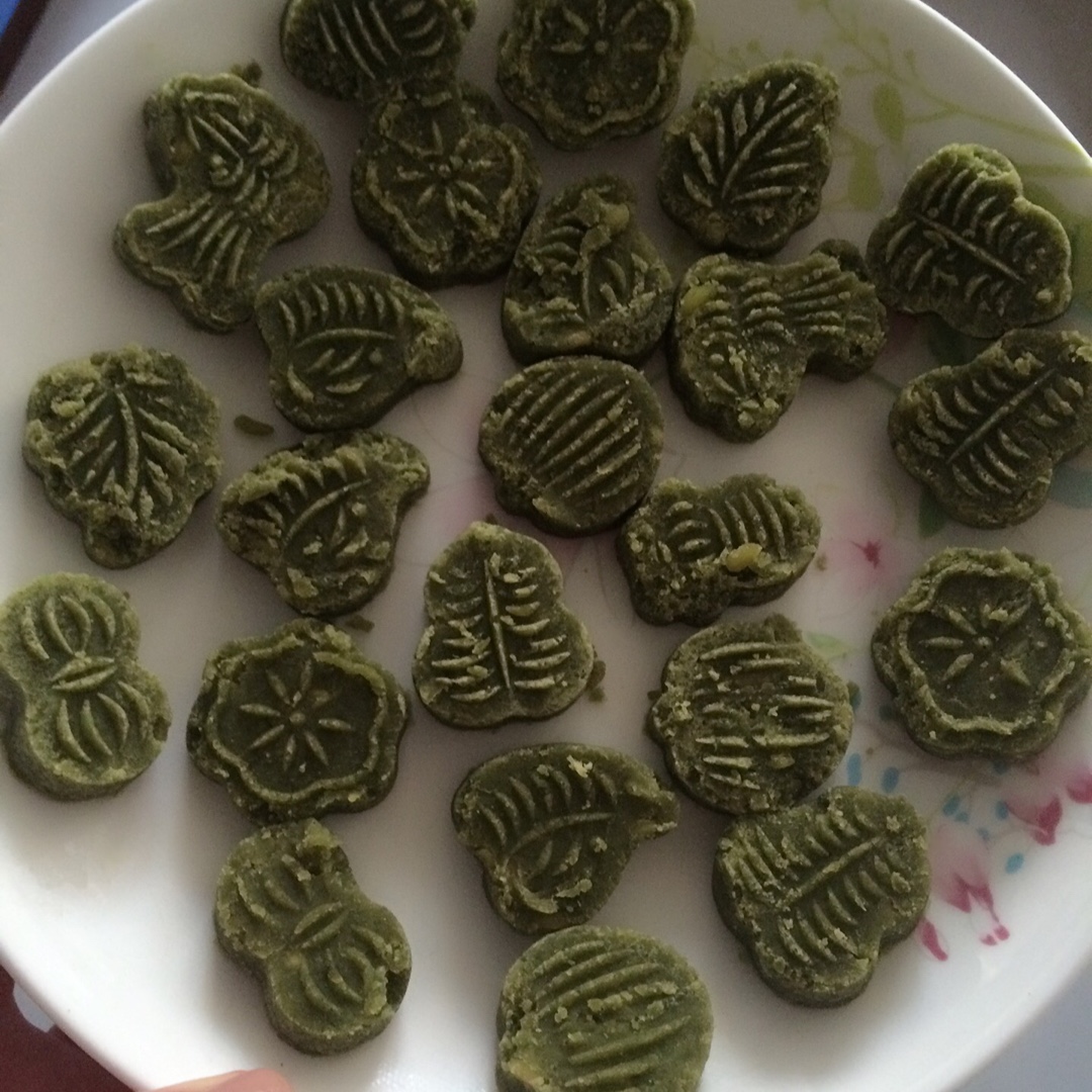 抹茶双色绿豆糕