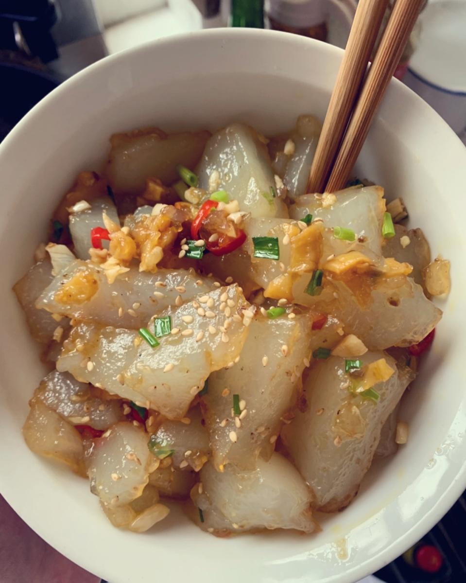 炒凉粉