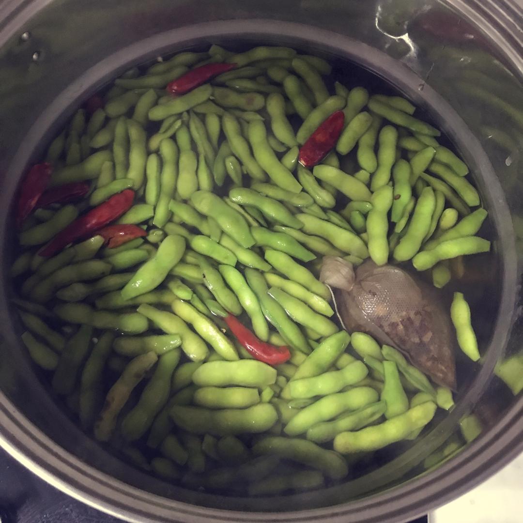 香辣煮毛豆.五香毛豆