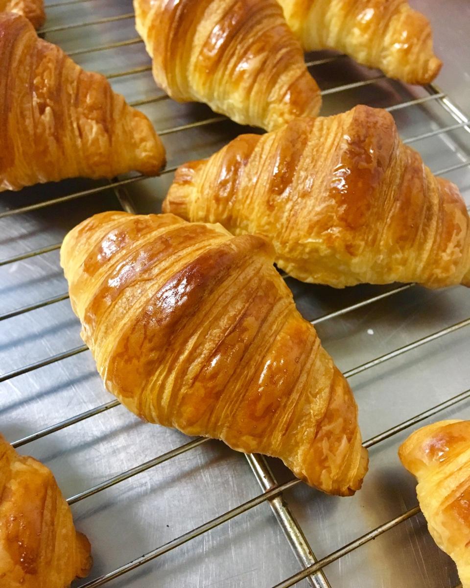 叮叮烘焙店做的第二次可颂记录