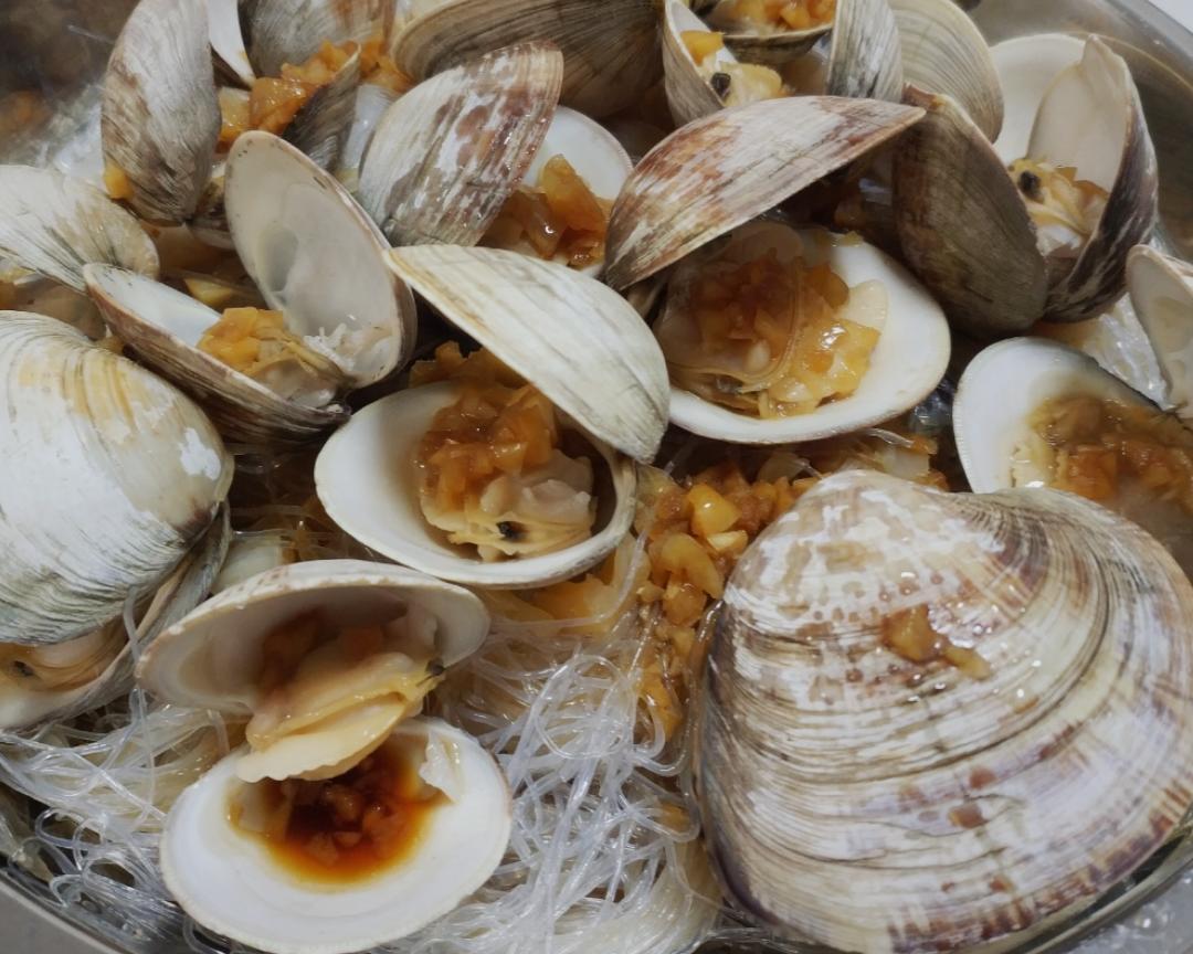 蒸白贝粉丝的做法