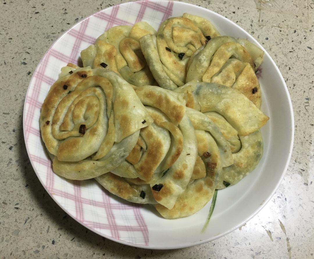 饺子皮葱油饼