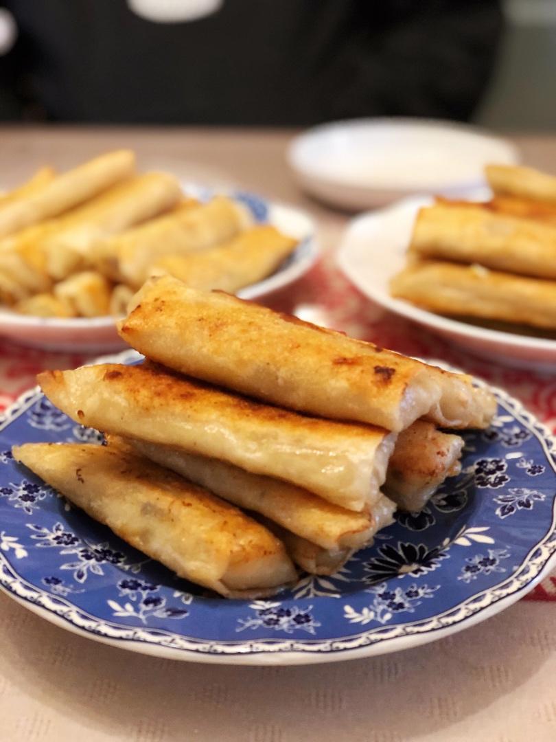 上海春卷——黄芽菜冬笋香菇肉丝馅