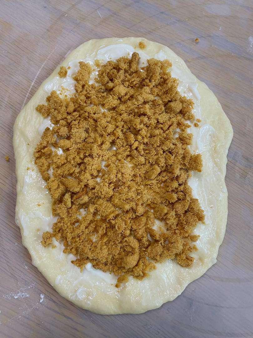 红豆/肉松麻薯软欧面包+石榴茶【曼食慢语】