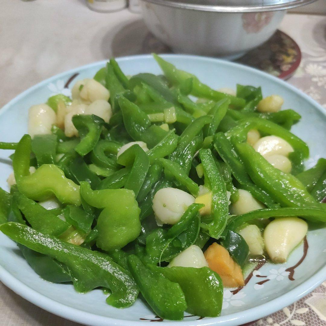 青椒炒扇贝柱