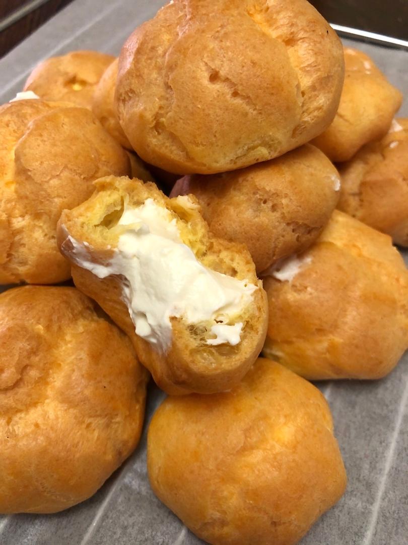简单易成功的奶油小泡芙做法