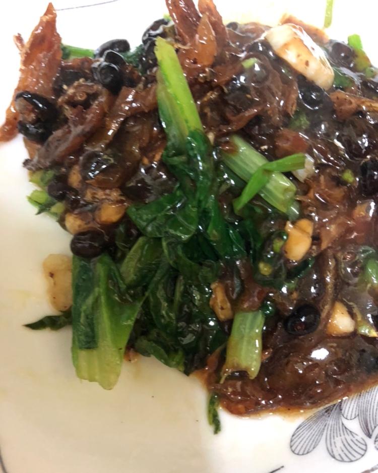 豆豉鲮鱼油麦菜