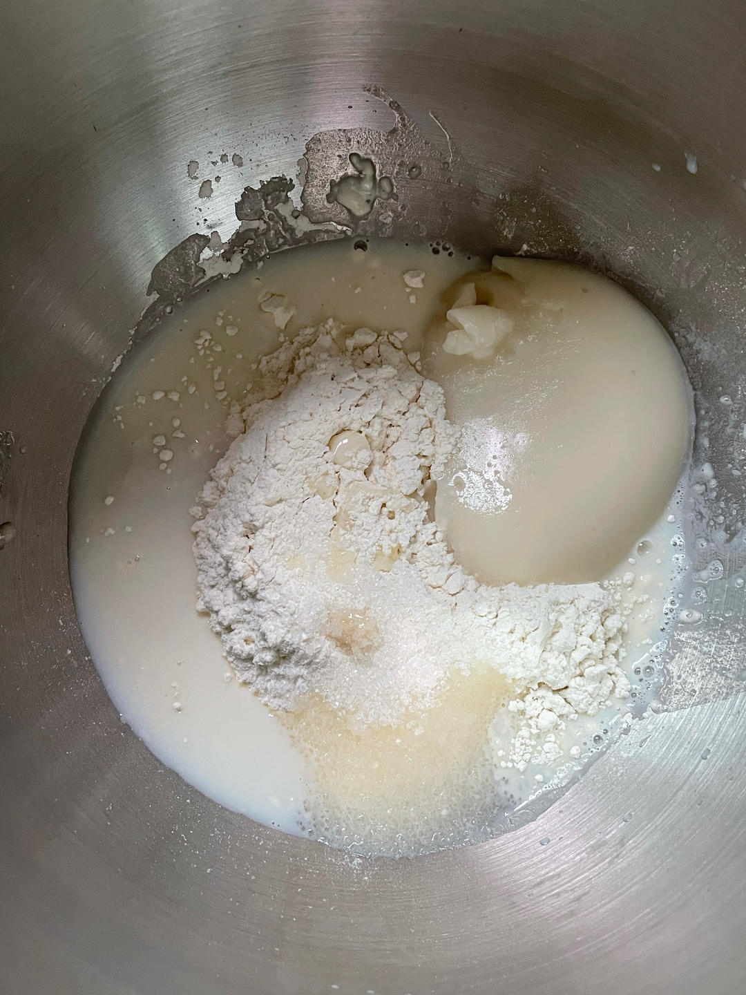 纯奶手撕吐司的做法 步骤1