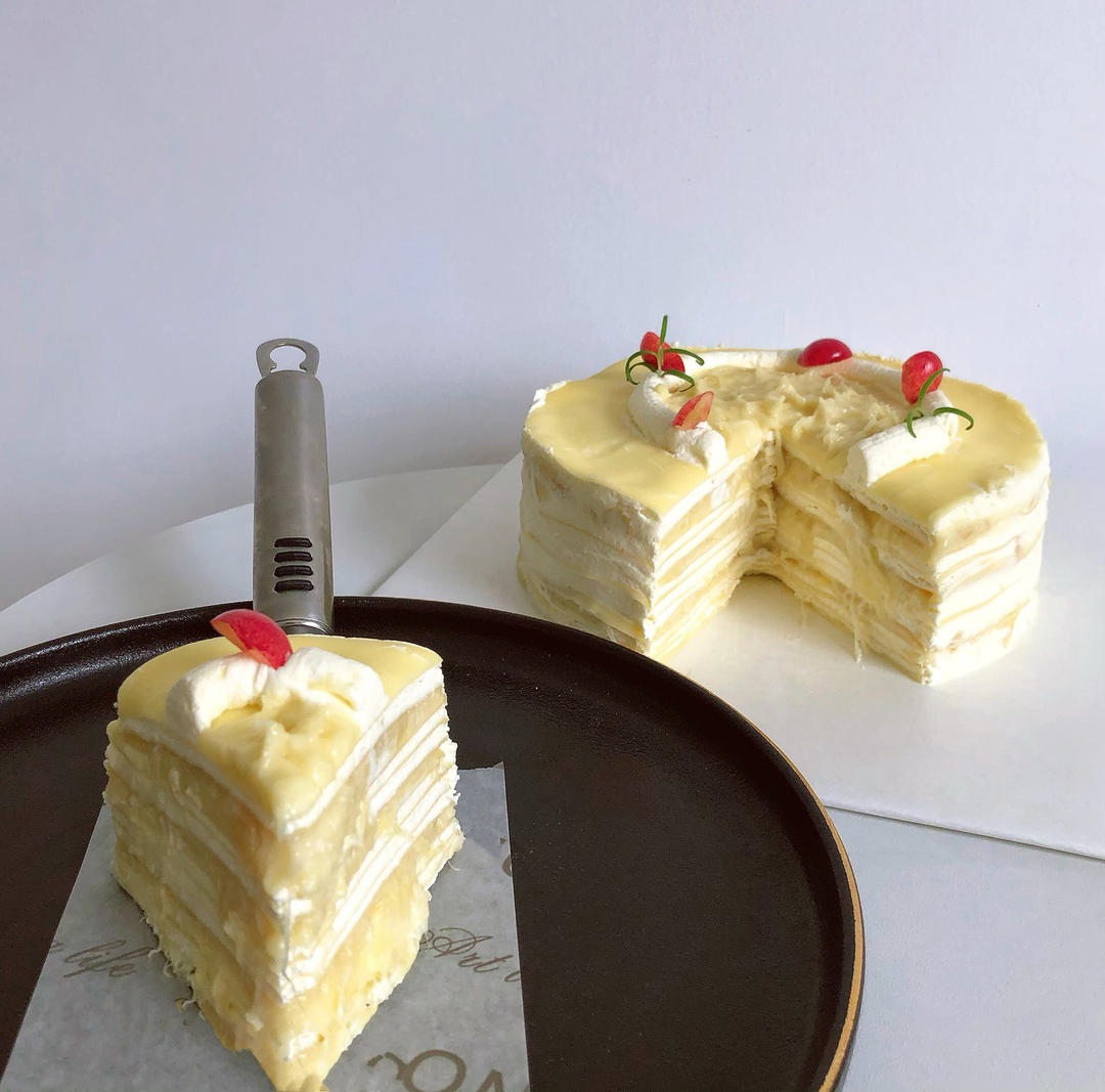 榴莲千层（超软糯蛋皮配方٩( ᐛ )و